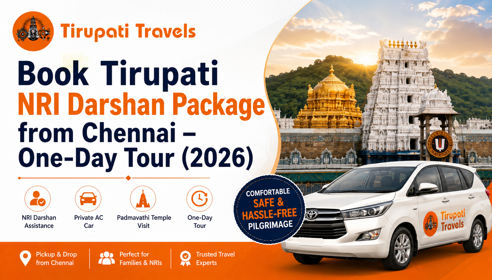 Book Tirupati NRI Darshan Package from Chennai – One-Day Tour (2026)