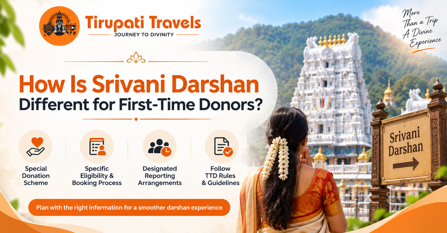 How Is Srivani Darshan Different for First-Time Donors?