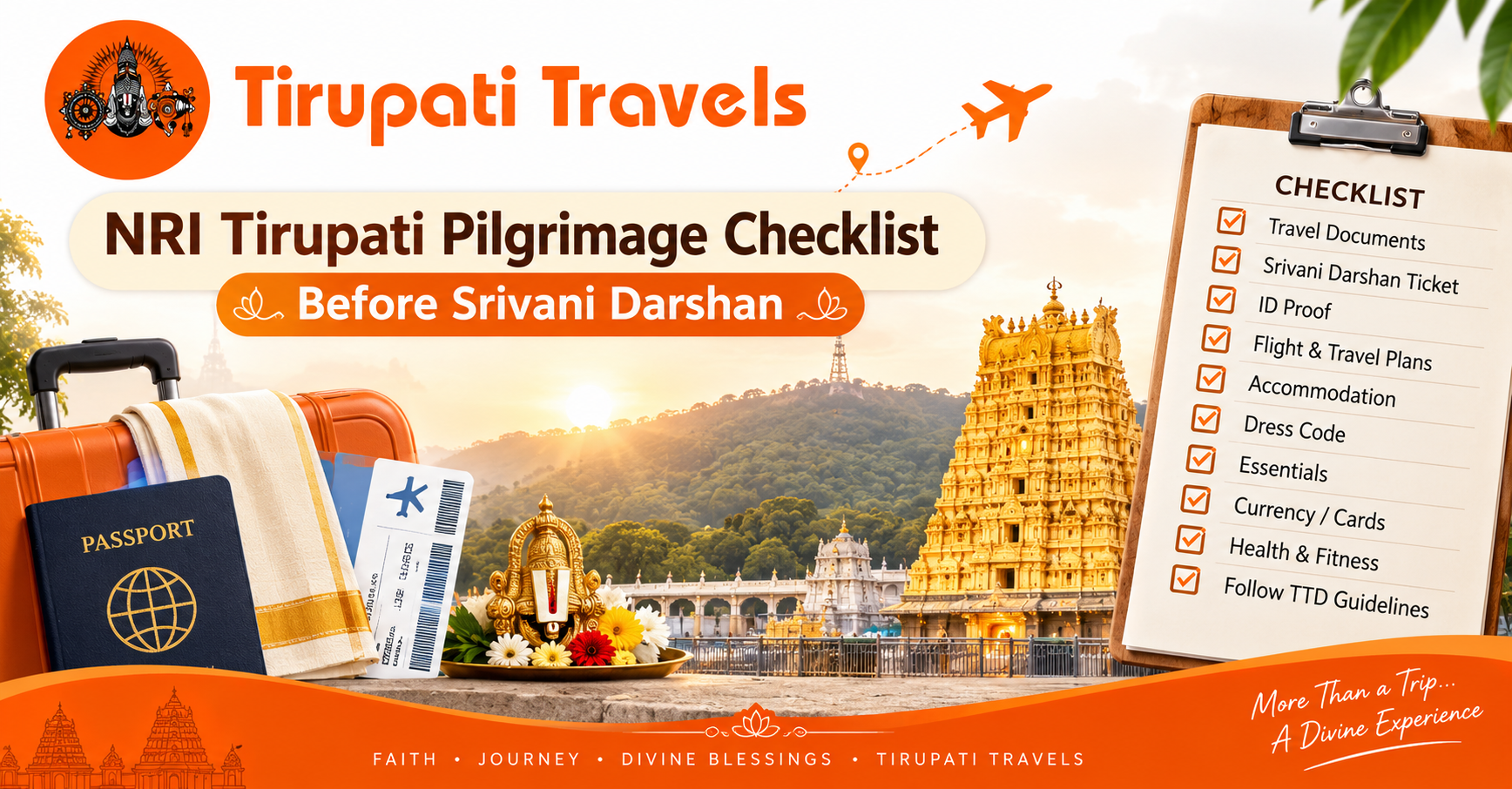 NRI Tirupati Pilgrimage Checklist Before Srivani Darshan