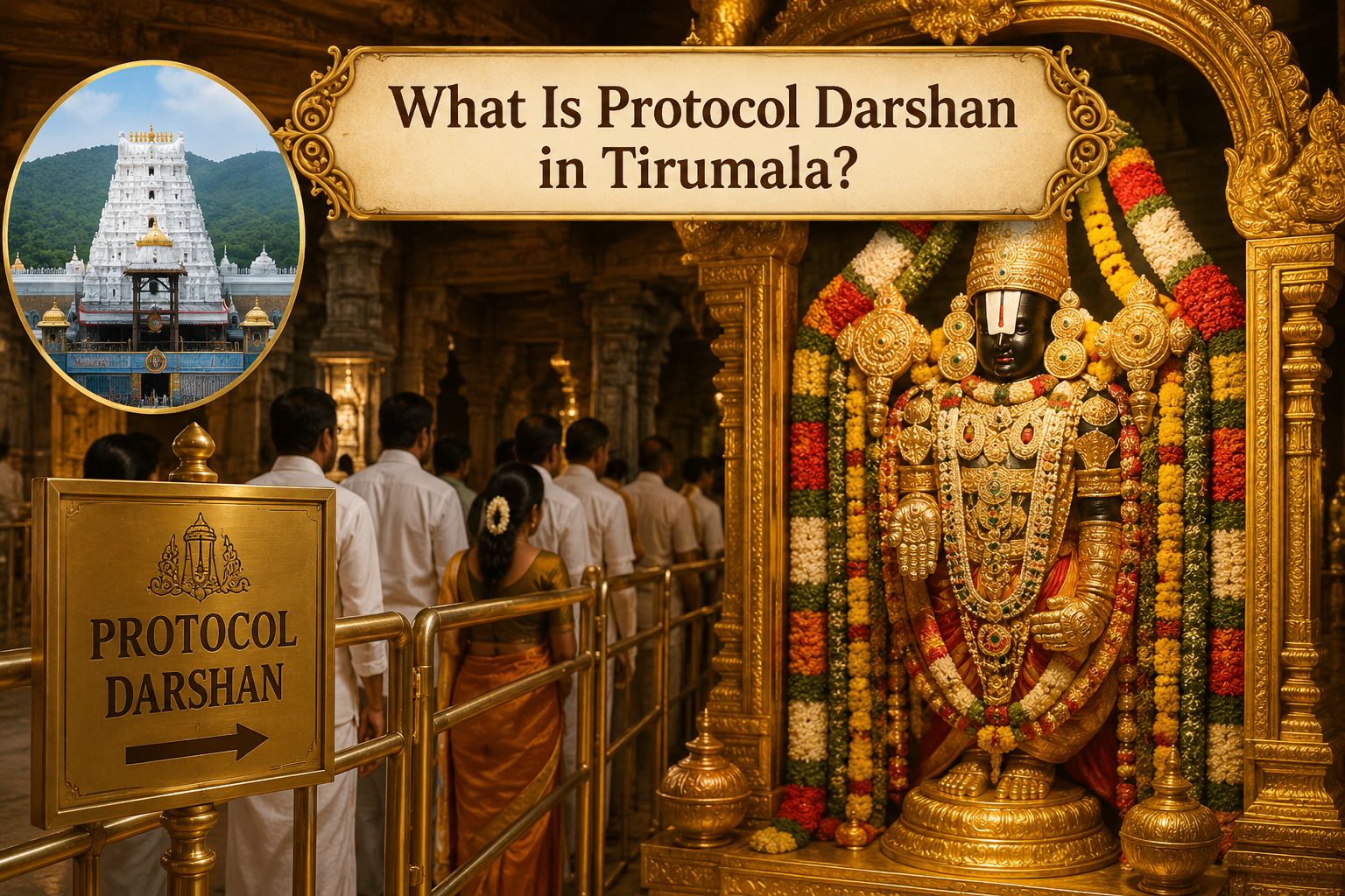 Protocol Darshan in Tirumala