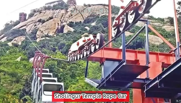 Rope Car Service at Sholingur Narasimha Temple