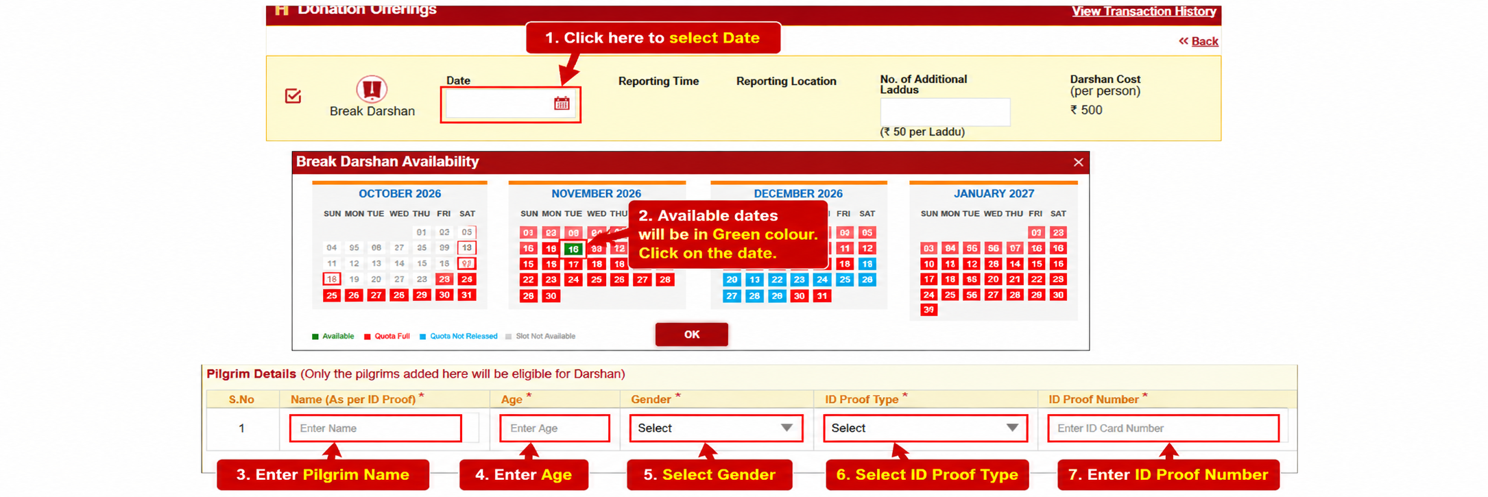 SRIVANI Darshan Booking Guide