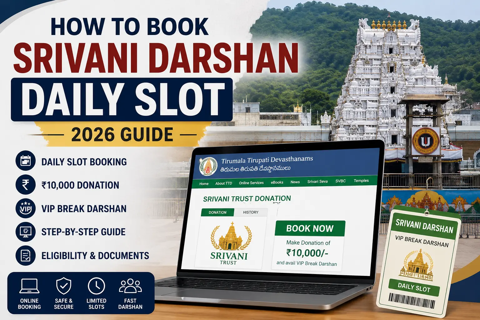 Srivani Darshan Daily Slot