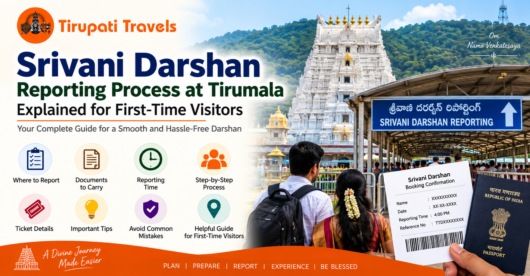 Srivani Darshan Reporting Process at Tirumala for First-Time Visitors