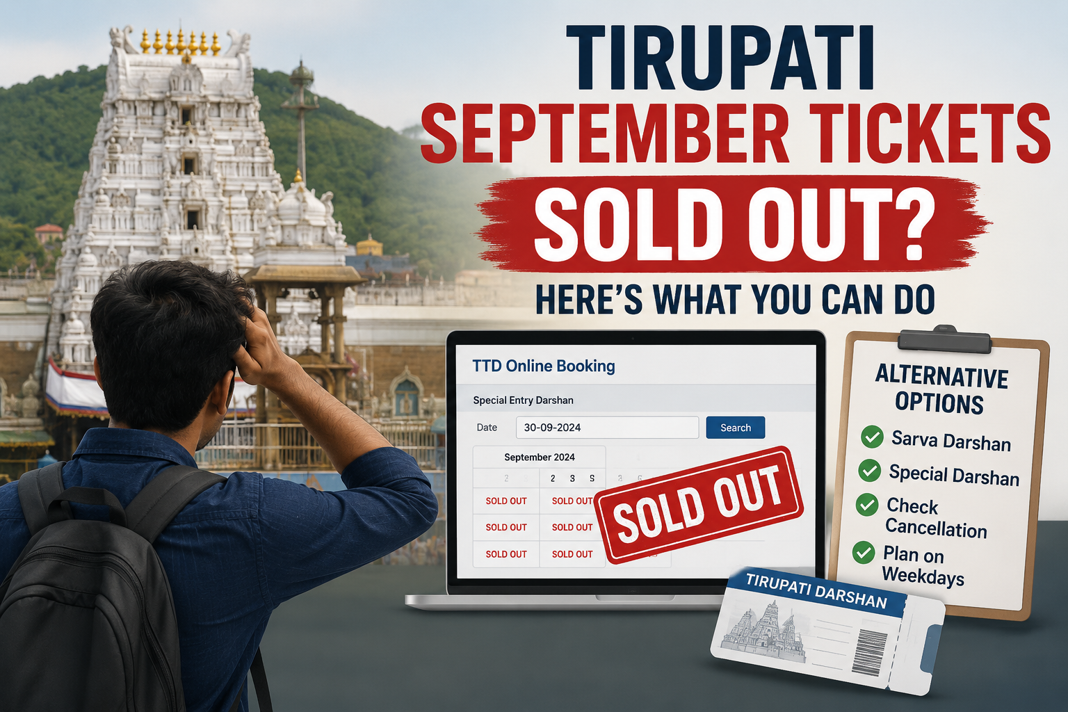 Tirupati September Tickets Sold Out