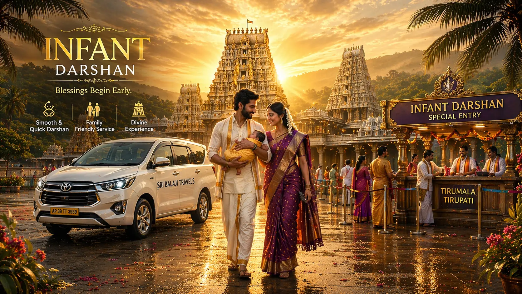 infant darshan in tirumala